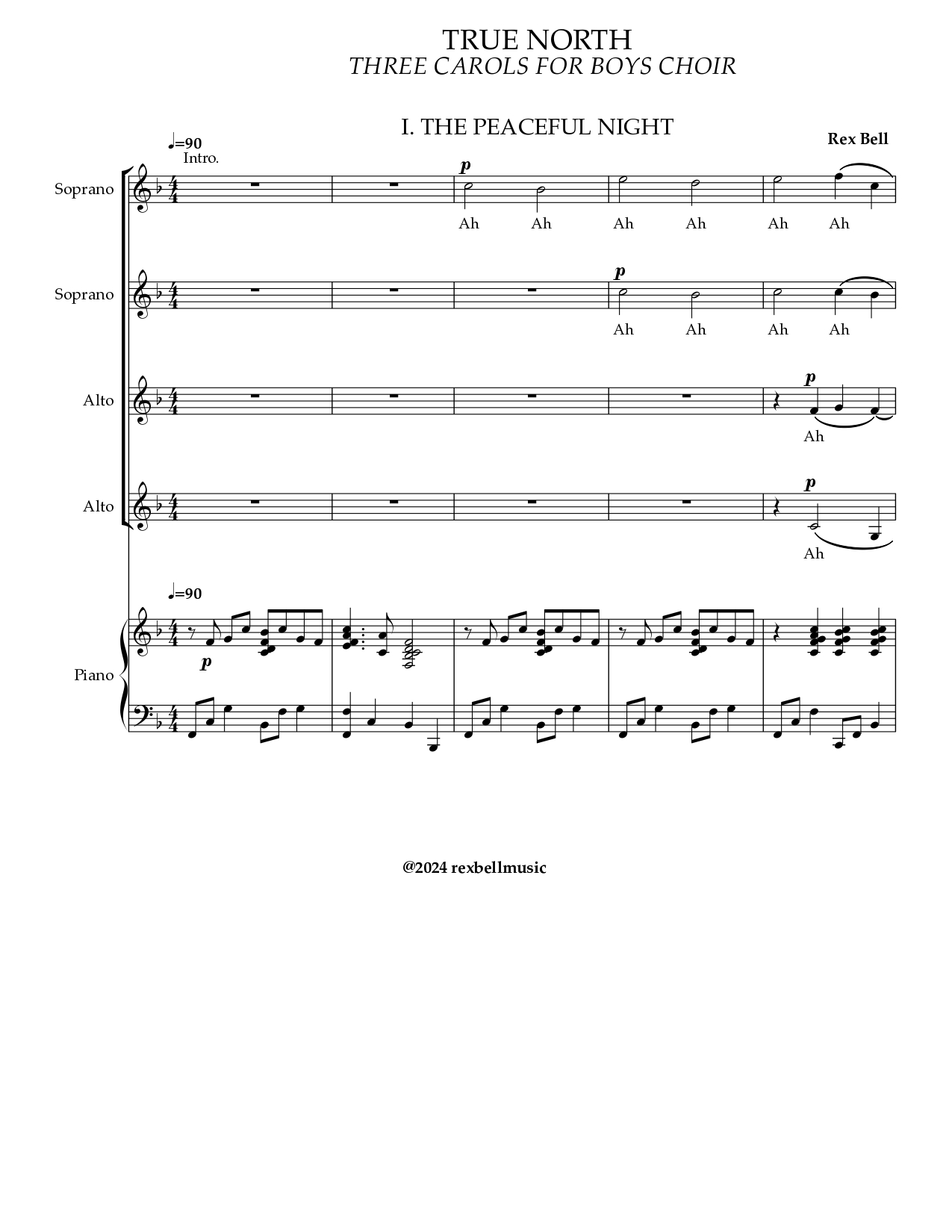 Three Carols for Boys Choir